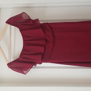 Ever Pretty, 12, burgundy.